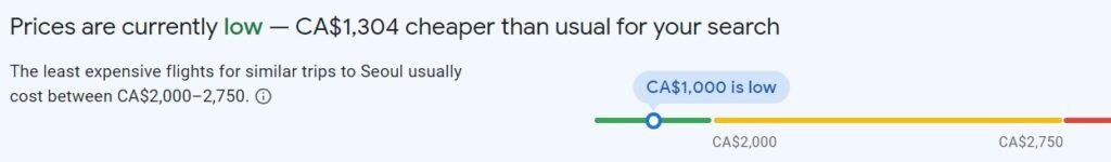 Flights to Seoul South Korea 