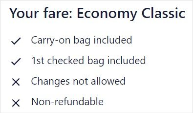 Baggage details for cheap flight from Ottawa to Frankfurt, Germany