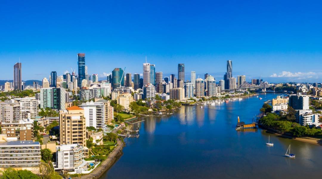 Brisbane Australia skyline view