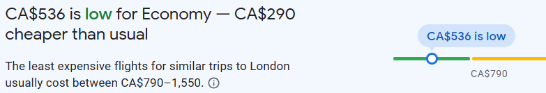 cheap flights from vancouver to london