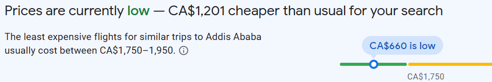 montreal to addis ababa